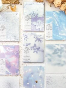 1 本小冊子包括 15 個設計,每個設計配有 2 張/總共 30 張。光與影收藏材料紙,用於復古和幻想風格剪貼簿、訊息和 Diy 工藝品。 - 彩色 - 查看 2