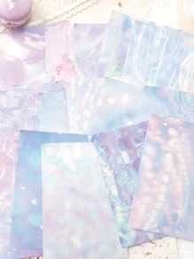 1 本小冊子包括 15 個設計,每個設計配有 2 張/總共 30 張。光與影收藏材料紙,用於復古和幻想風格剪貼簿、訊息和 Diy 工藝品。 - 彩色 - 查看 4