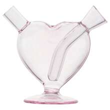 Tubo De Vidrio Rosa En Forma De Corazón Fire Kirin De 4 Pulgadas - Rosa - Ver 4