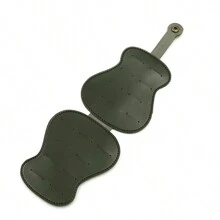 Chinflly Guitar Picks Holder,Variety Pack Picks Storage Pouch Box Can Hold For 18 PCS Guitar Picks,5.4x4.25 Inch Guitar Plectrums Bag Case Gift For Guitar Players Tools Bag Tool Box - Dark Green - View 1