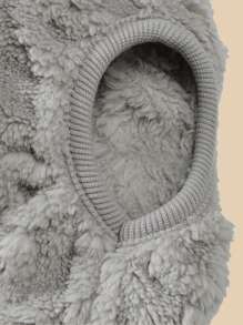 HOLAPET 1 szt Ciepły polar Bluza dla zwierząt Z Nadruk w serca , Odpowiedni Dla Mały & Średni Psy & Koty , Zima