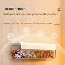 1 件女孩髮飾收納盒,壁掛式髮夾、髮帶、頭帶和珠寶收納盒,新髮帶、髮夾、頭帶和珠寶盒 - 淺杉綠 - 查看 4