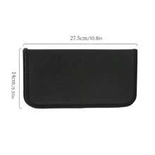 1個黑色立式化妝刷15孔袋，便攜式旅行收納盒，適用於化妝師和個人使用 - 黑色 - 查看 4