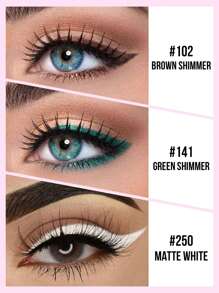 Misslyn 3 Peças Conjunto de Lápis Delineador, Conjunto de 3 Lápis Delineadores Pigmentados, Lápis de Sombra e Delineador, Lápis Delineador Retrátil - Conjunto de três canetas delineadoras 02 - Visão 8