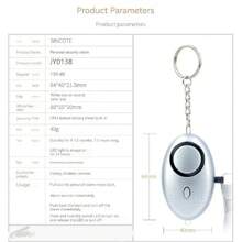 Personal Anti-Wolf Alarm For Women Outdoor Self-Defense Tool Portable High-Decibel Sos Emergency Safety Alarm - Silver - View 10