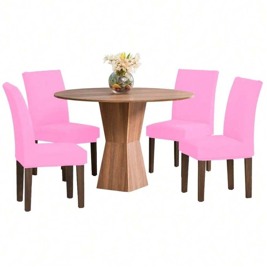 Chair Covers - Baby Pink - View 1