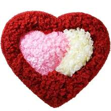 2000 片,深紅色絲綢玫瑰花瓣婚禮花卉裝飾,人造絲玫瑰花瓣裝飾婚禮派對,場景裝飾,生日派對用品,房間裝飾,家居裝飾 - 紅色 - 查看 4