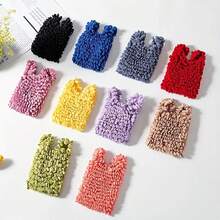 1pc Reusable Magic Stretch Bag, Large Capacity, Multifunctional, Foldable And Portable Food Bag - Green - View 4