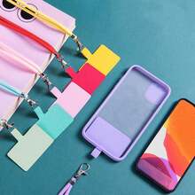 具有頸帶的手機夾,防丟掉掛繩 - 白色 - 查看 3