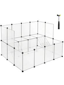 SONGMICS Small Animal Cages & Accessories - White - View 2