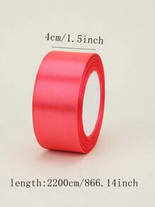 3rolls X 22m Ribbon For Valentine'S Day Gift Wrapping, Rose Flower Decoration, Birthday Cake Party, Making Bow Knots, Diy Crafts,