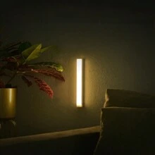 1pc 10cm/20cm/30cm/50cm Motion Sensor Magnetic Cabinet Light, USB Rechargeable Strip Lamp For Kitchen, Bookshelf, Wardrobe (200/350mAh) - Warm Color - View 3