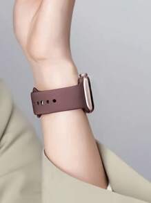 St.siabe 女士和男士时尚运动休闲柔软舒适纯色固体硅胶扣手表带兼容 Apple 表带 38mm 40mm 41mm 45mm 44mm 42mm 49mm 皮带、透气腕带、手链、腕间派对节日礼物，搭配 Ultra 系列 9/8/7/6/5/SE/4/3/2/1 配件替换表带配件作为学生返校礼物 - 查看 2