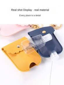 1支30ml手消毒劑,帶有皮套、鑰匙扣、可口罩充填的便攜式瓶子、鑰匙扣 - 灰色 - 查看 9