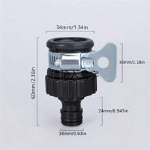 1 Set, Durable Universal Water Faucet Adapter Plastic Hose Fitting Quick Connect Fitting Tap For Car Washing Garden Irrigation