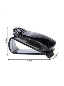 1 Miếng Ô tô/xe hơi Kính Kẹp Đa chức năng phổ cập Kính râm Giá đỡ Đối với Tấm che nắng ô tô - màu đen - Xem 5