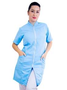 Women Coats - 淺藍色 - 查看 6