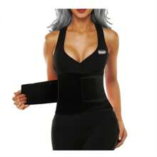 Faja Tres Velcros Chaleco Compresión Mujer Talle Alto Triple - Negro - Ver 1