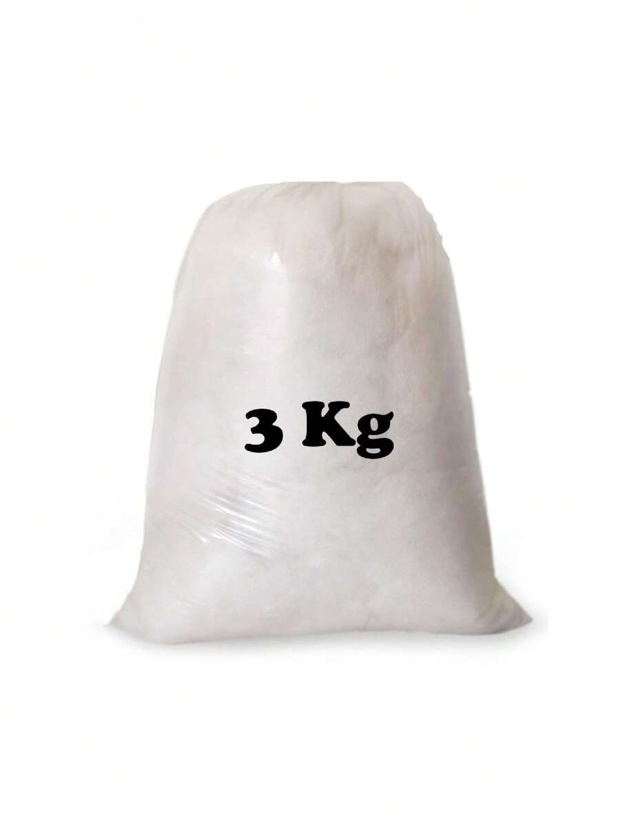 Relleno Delcron Siliconizado Suave Esponjoso X 3kg - Blanco - Ver 1