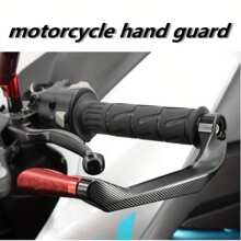 Black Color Motorcycle Handlebar Brake Clutch Lever Hand Guard - Black - View 2