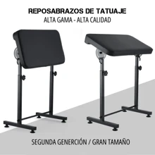 Posa Brazos Para Tatuar Descansa Brazos Tattoo Extra Grande - Negro - Ver 4