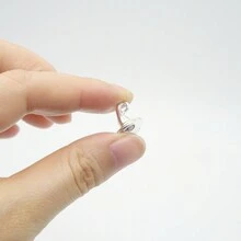 10入組復古合金帽形diy珠寶掛墜,手工藝品11x11mm - 復古銀色 - 查看 6