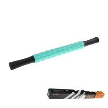 1入組按摩棒瑜珈深層肌肉放鬆按摩器,筋膜滾輪塑料滾輪軸健身器材 - 薄荷綠 - 查看 3