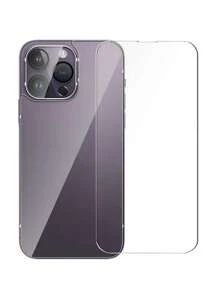 Cristal 3 en 1 Compatible con IPhone 14 Pro Max - Cristal 3D de lente delantera y trasera Compatible con IPhone 12 13 Mini 14 Plus - Protector de pantalla Compatible con IPhone 13 Pro Max - transparente - Ver 10