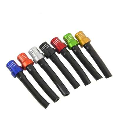 1pc Motorcycle Gas Fuel Cap Single Way Valves Vent Breather Hoses Tubes Motocross ATV Quad Dirt Pit Bike Scooter Offroad