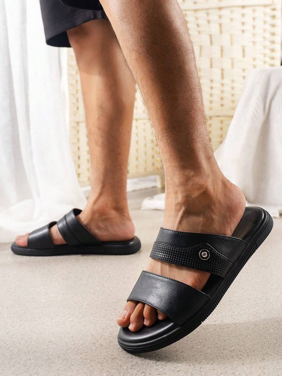 Zapatillas De Lujo De Alta Gama De Negocios Para Hombres Elegantes - Negro - Ver 1