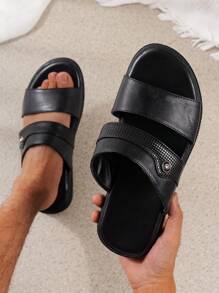 Zapatillas De Lujo De Alta Gama De Negocios Para Hombres Elegantes - Negro - Ver 2