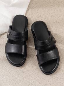 Zapatillas De Lujo De Alta Gama De Negocios Para Hombres Elegantes - Negro - Ver 4