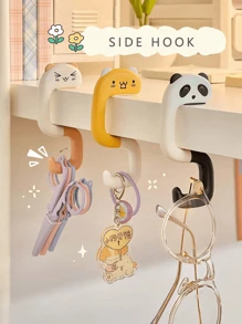 2入組桌邊背包掛鉤整理器,方便安裝、可拆卸,辦公室桌邊袋子支架 - 彩色 - 查看 1