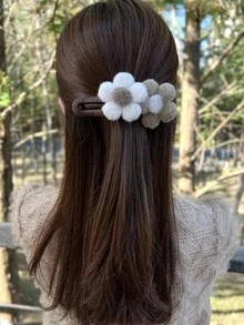 1入組花形鱷魚夾