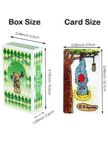 10.5cm*6.2cm* 2.6cm Muppet  Bear  ,Party Game ,Board Game - Green - View 2