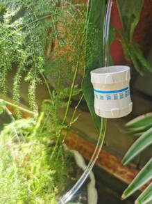 1入組植物滴灌袋,自動花卉澆水裝置,植物生命滴灌袋與自動調節流量的植物自動澆水系統裝置,350毫升水袋適用於室內室外盆栽植物 - 無色 - 查看 4