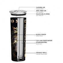 1入組,20盎司獅子不銹鋼咖啡杯,'給我爸爸'信杯,兒子送給父親的最佳禮物,有趣又酷的生日禮物,新年禮物 - 父親 - 查看 5