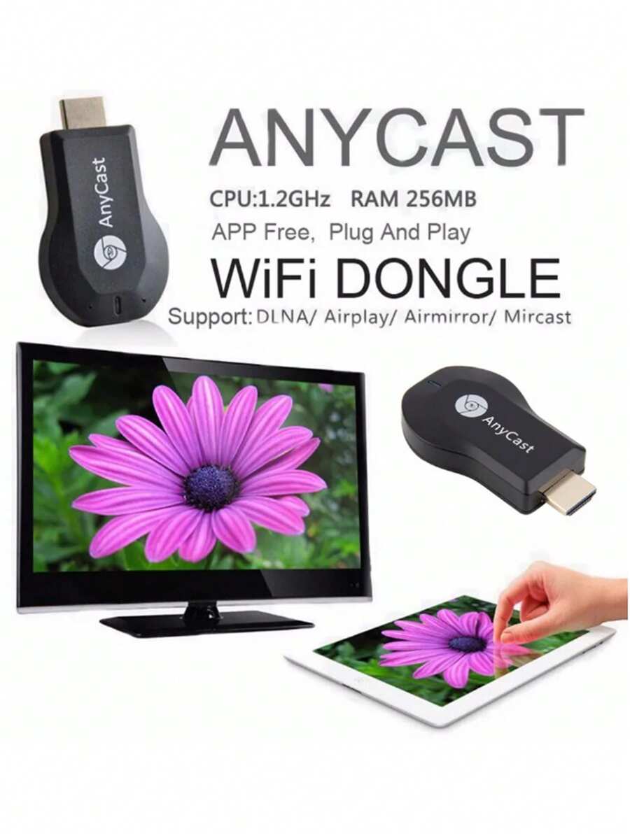 Anycast M2 Plus Air Play HD TV Stick WIFI Display Empfänger Dongle ...