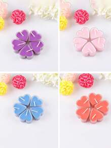 1 件心型蠟燭,適合浪漫情人節、求婚、生日、婚禮裝飾 - 紅色 - 查看 5