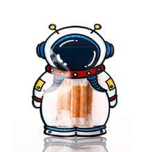 10pcs Cartoon Animal Patterned Self-Sealing Bag Astronaut Design Sealable Bag Rabbit Snack Bag Cat Themed Packaging Bag Candy & Jewelry Separation Pouch - 10 Hedgehogs - View 13