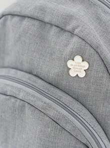 1/2 Stücke Emaille-Anstecknadel mit weißer Blume, "Ich kann alles durch Christus", christliche Anstecknadel, Bibelvers-Anstecknadel, Retro-Blumen-Anstecknadel aus hartem Emaille, Weihnachten