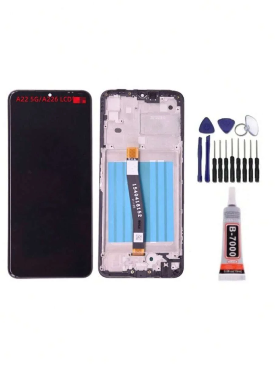 Mobile Phone LCD Screens - Tela Preto Com Aro + Chaves + Cola 15ml - 查看 1