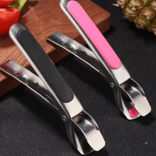 1入熱碗碟夾,不銹鋼熱菜夾夾子,移動裝有食物的熱盤或碗,廚房小工具,廚房用品 - 彩色 - 查看 5