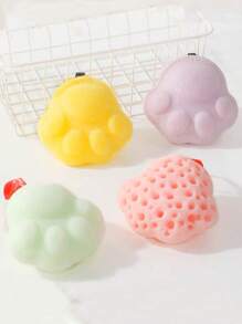 3 件裝嬰兒沐浴和臉部海綿套裝,兒童和新生兒魔芋海綿 - 彩色 - 查看 1