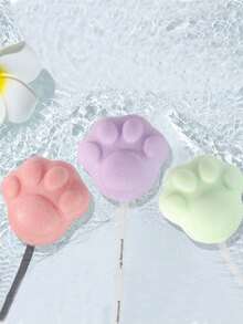 3 件裝嬰兒沐浴和臉部海綿套裝,兒童和新生兒魔芋海綿 - 彩色 - 查看 3