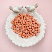 100pieces 8mm Colored Spiral Striped Acrylic Round Beads Handmade DIY Beaded Bracelets With Diamonds Phone Chain Accessories - 100pcs/8mm - View 13