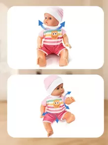 14 Inches Silicone Newborn Vinyl Baby Dolls With Accessories, New Design Simulation Vinyl Lifelike Baby Dolls,High Quality Vinyl Body Newborn Baby Doll, For Kids.