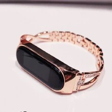 Stainless Steel Wrist Strap Compatible With Xiaomi Mi Band 8 7 6 5 4 3 Smart Watch Replacement Bracelet