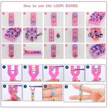 3000 件/套彩色橡皮筋编织器 DIY 手工珠宝手链套件工艺用品珠子收纳盒艺术与工艺初学者圣诞礼物，颜色款式随机 - 40格3000個 - 查看 8