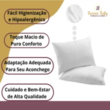 Casadinho Ortobom Anti-Allergic Pillow - Kit 2 Units - 白色 - 查看 4